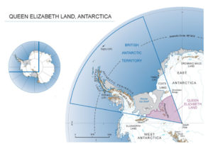 Map of Queen Elizabeth Land