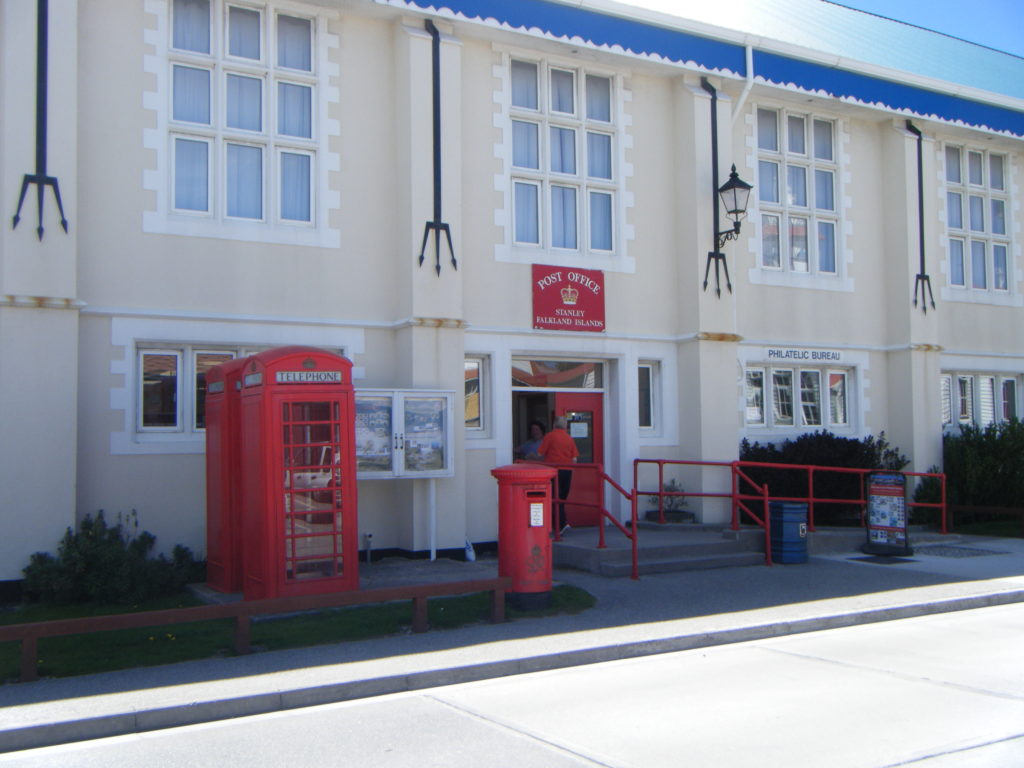 Exterior of Falkland Islands Post Office
