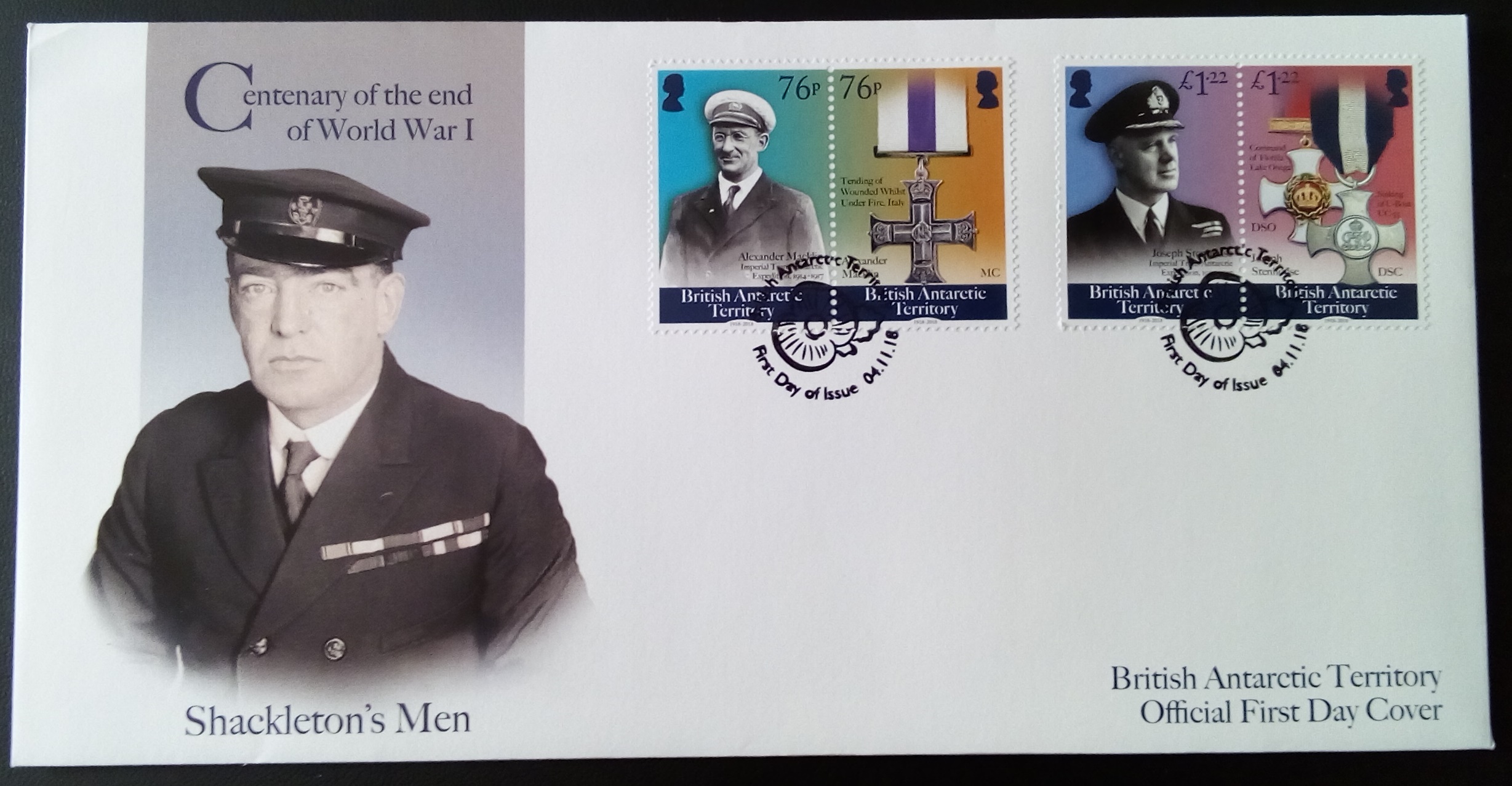 First Day Cover with stamp set