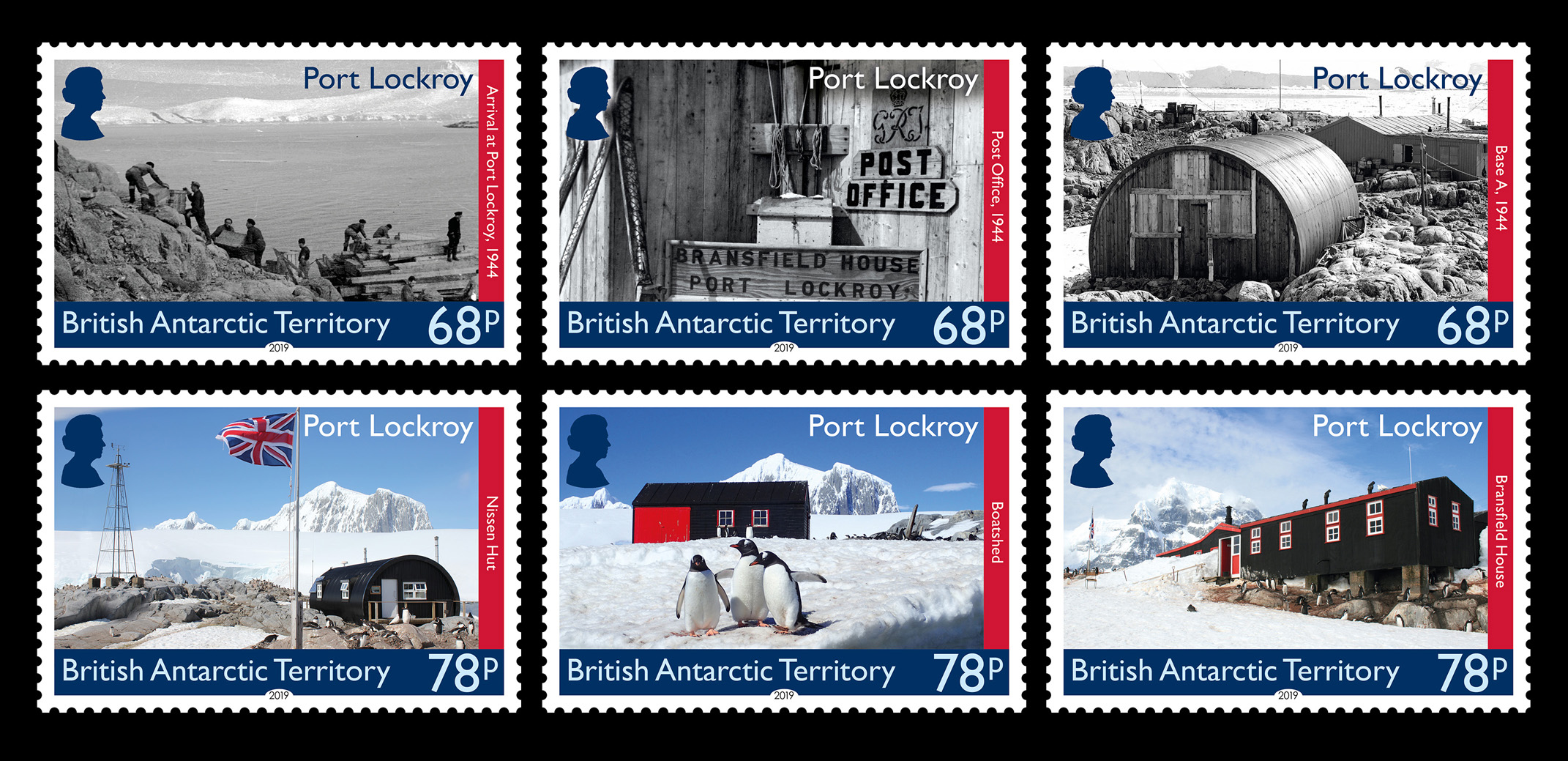2019 Stamp Set: Port Lockroy - British Antarctic Territory