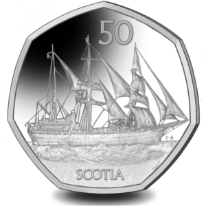Front image of the new BAT Scotia Coin - 2021
