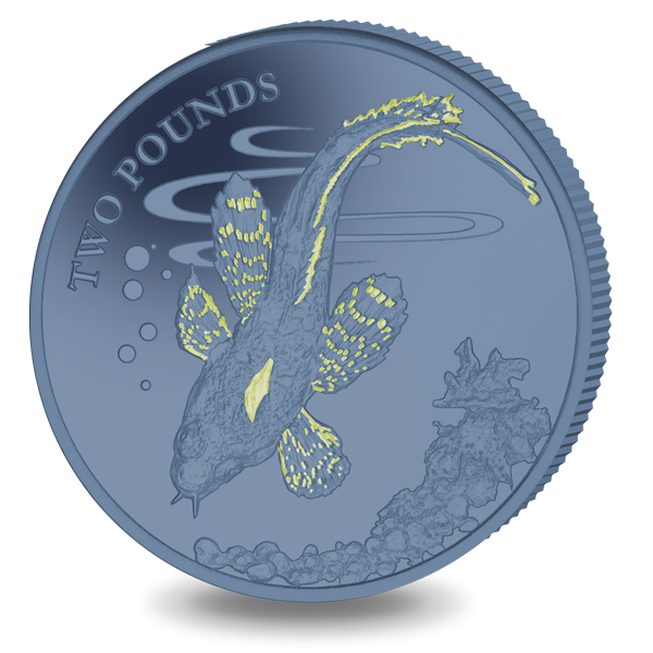 Barbeled Antarctic Plunderfish Coin - 2021 - British Antarctic Territory